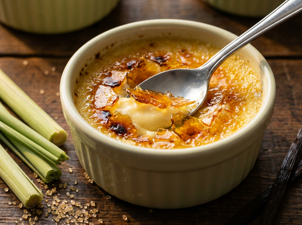 Creme Brûlée de Capim-Limão