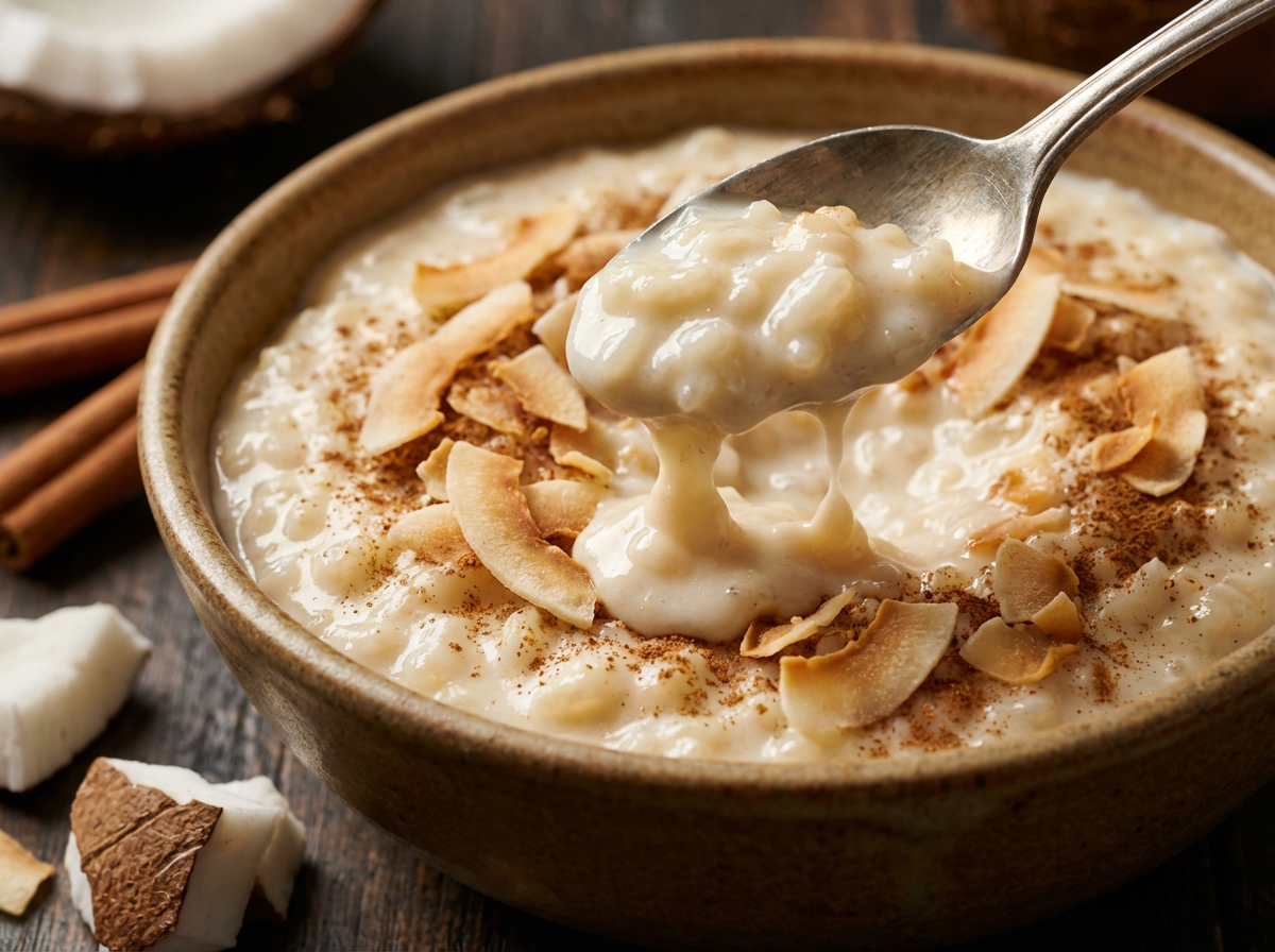 Arroz Doce de Coco Tostado