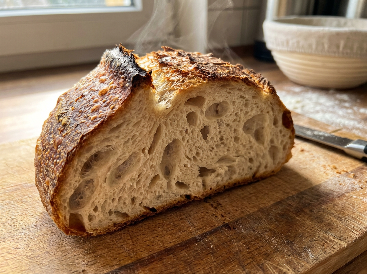 Pão Caseiro de Fermentação Natural