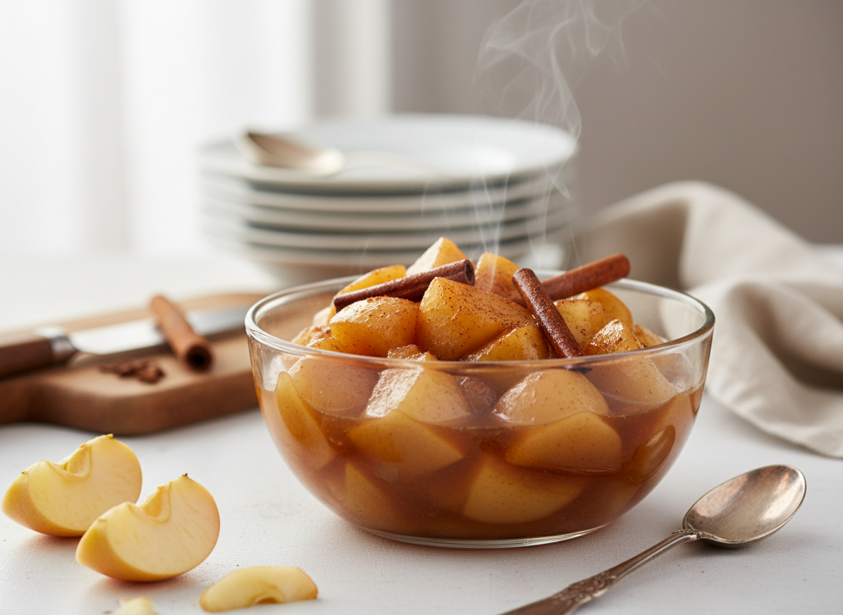 Compota de Maçã com Canela