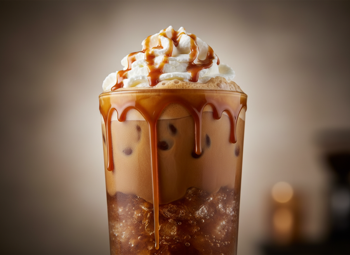 Café Gelado com Doce de Leite