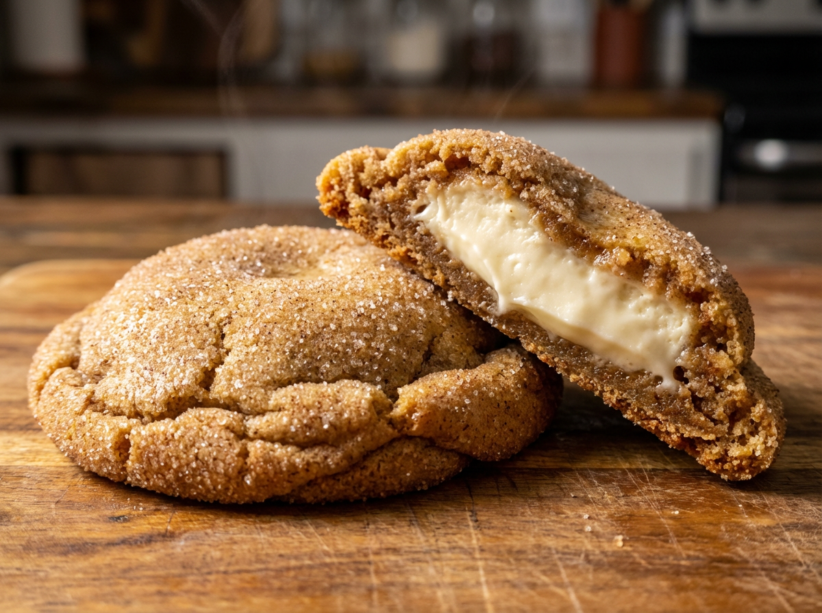 Cookies de Cheesecake de Maçã