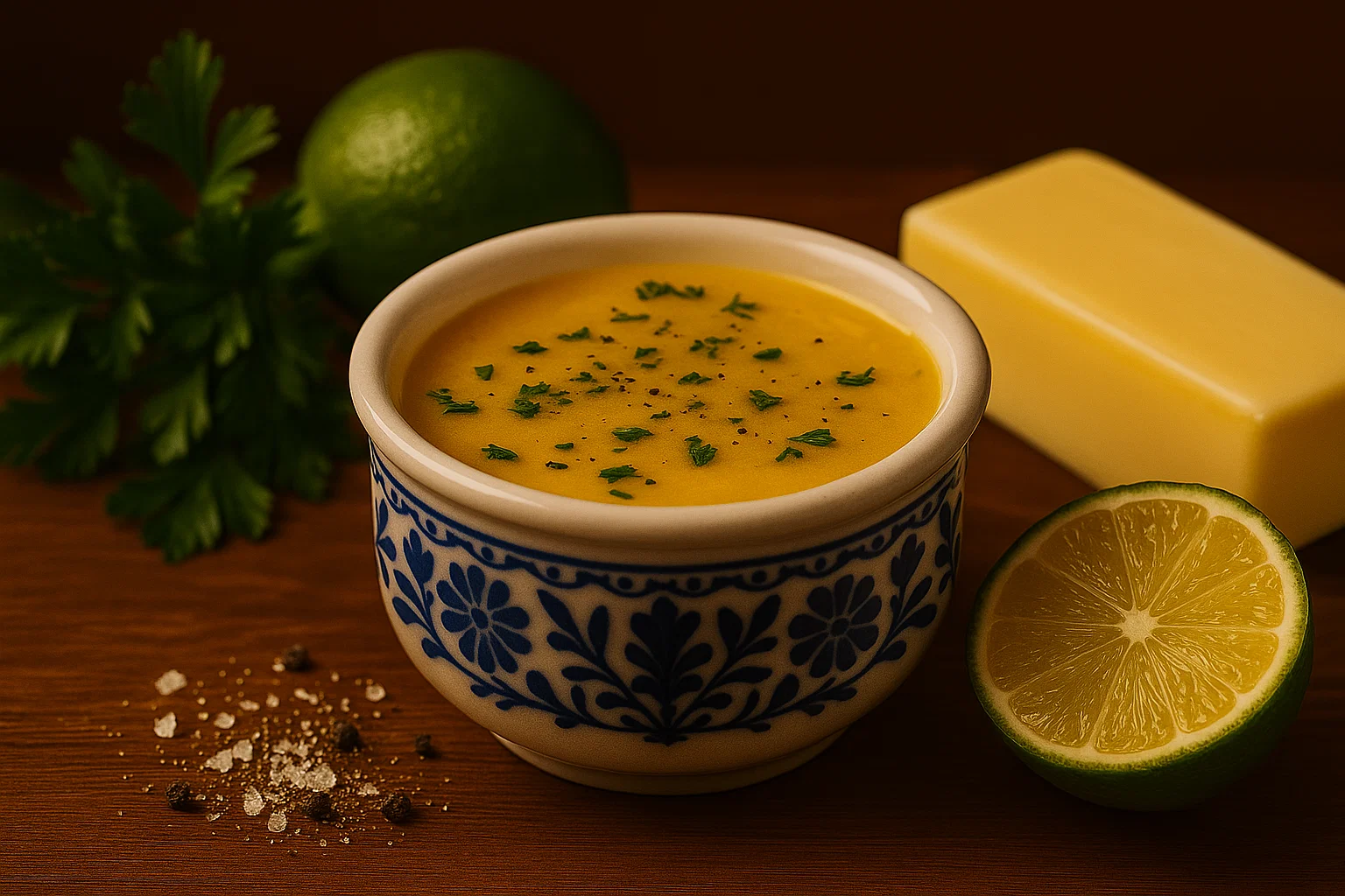 Molho de Manteiga e Limão