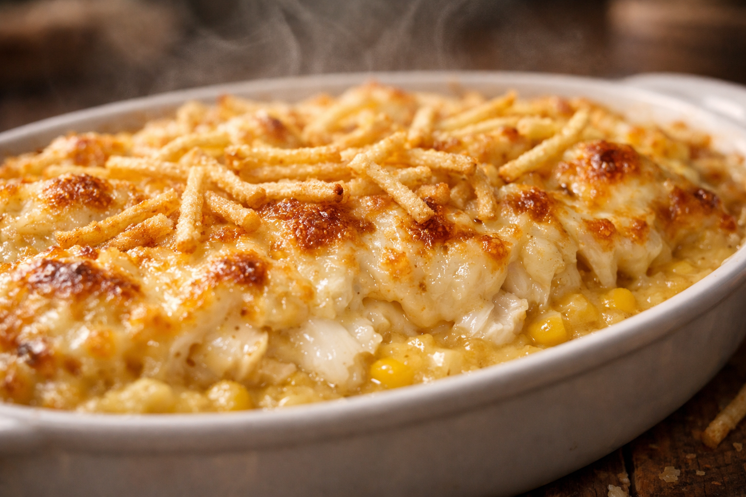 Fricassê de Bacalhau Gratinado